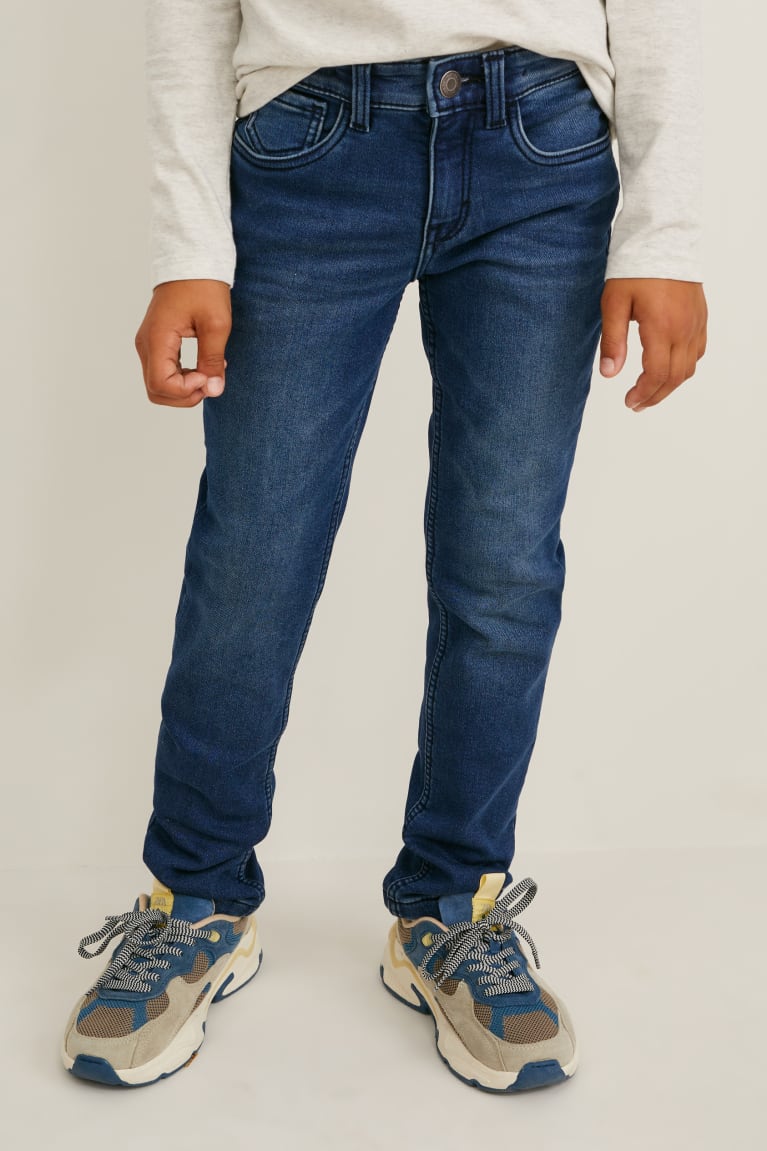 C&A Slim Thermal Jog Denim Blu | 8794-FUWGO