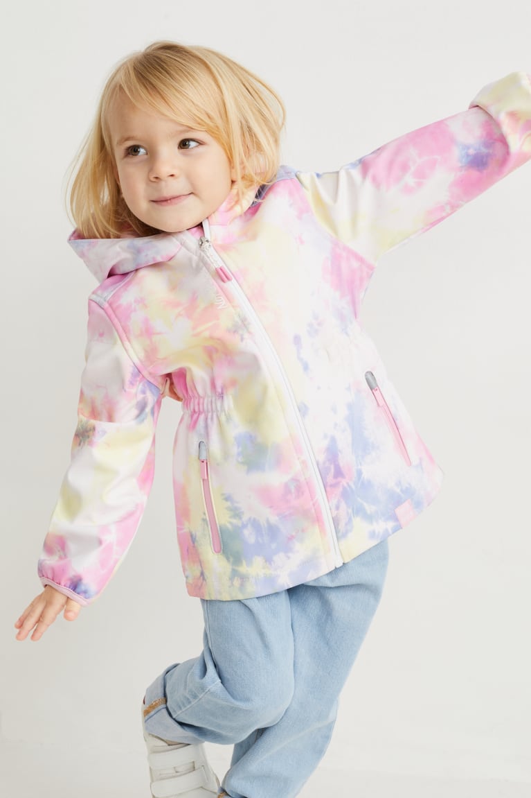 C&A Softshell With Hood Rosa | 7215-SPZUV