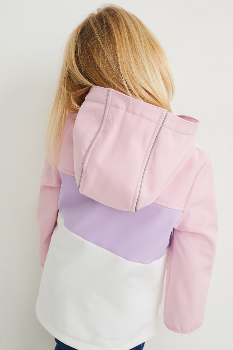 C&A Softshell With Hood Rosa | 8415-HQDBN