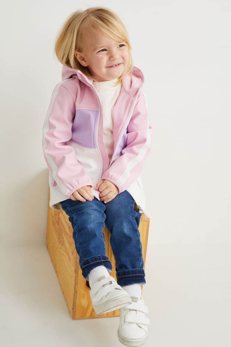 C&A Softshell With Hood Rosa | 8415-HQDBN