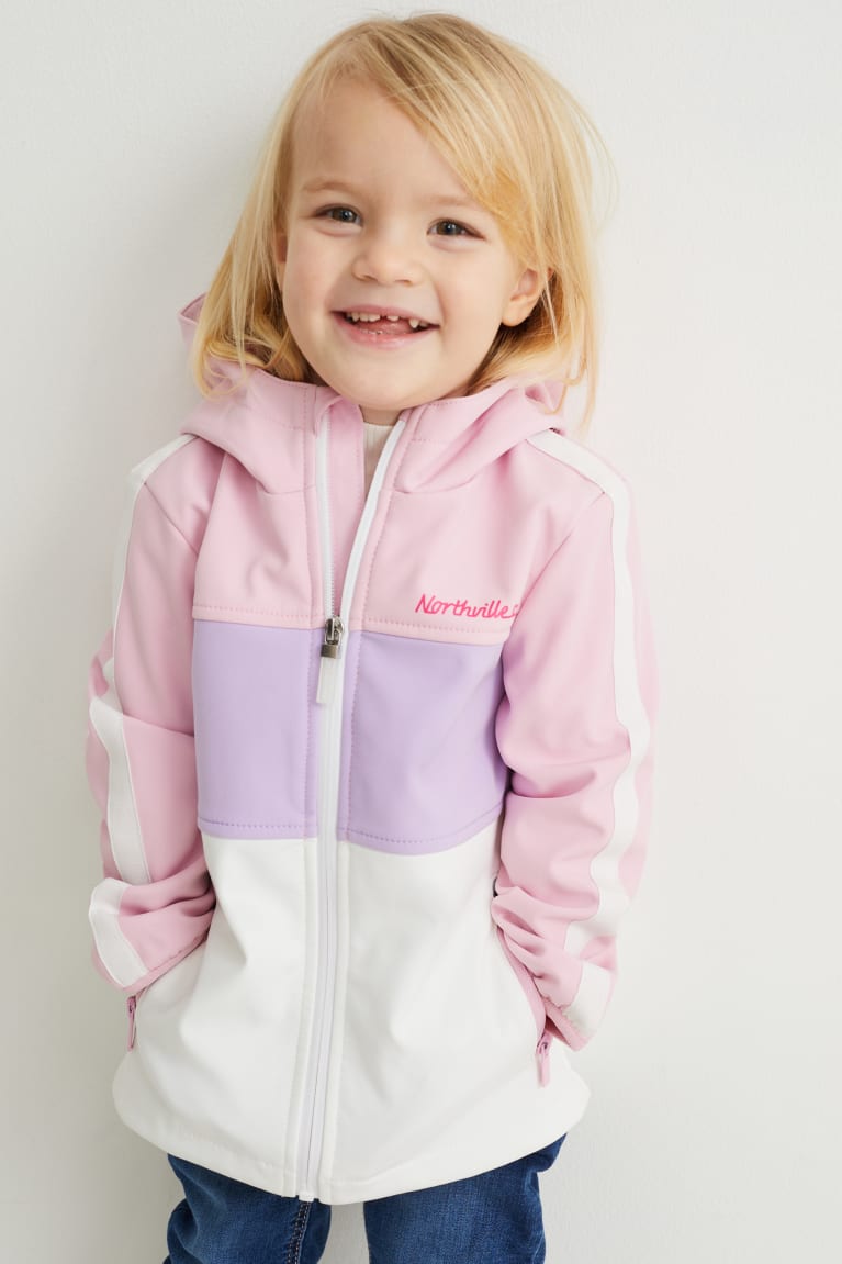 C&A Softshell With Hood Rosa | 8415-HQDBN