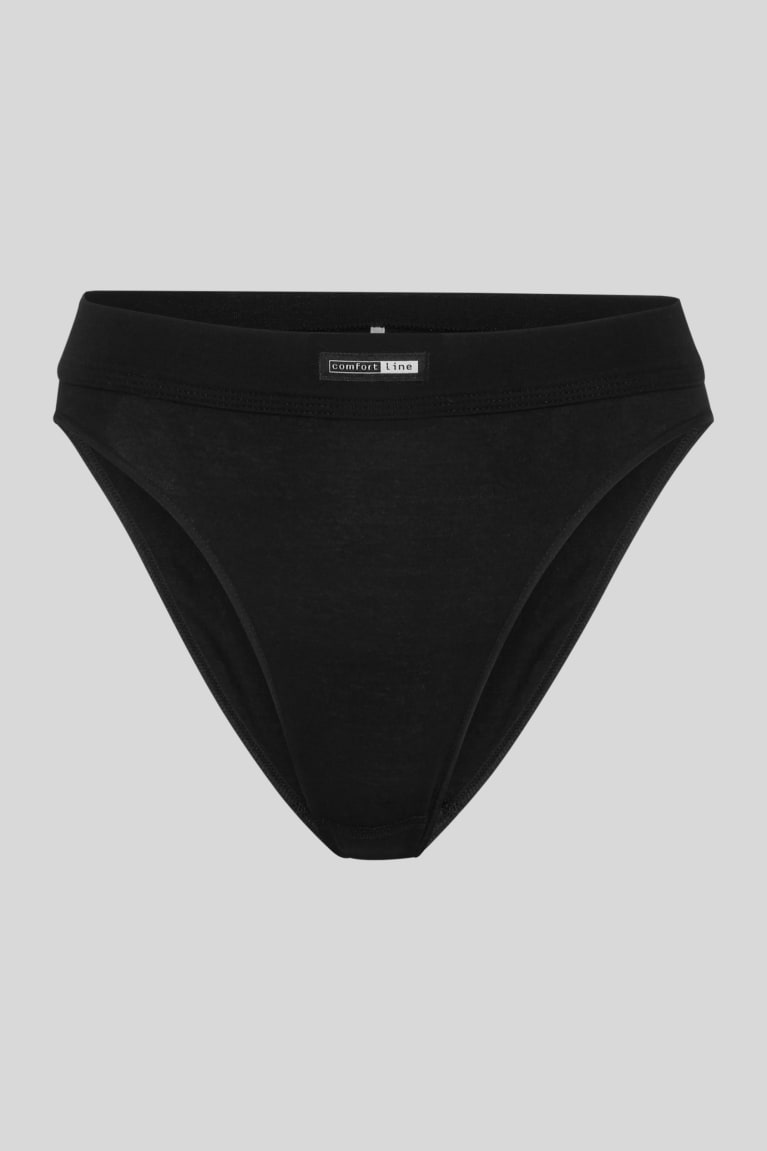 C&A Speidel Briefs Organic Cotone Nere | 2853-ZULXS