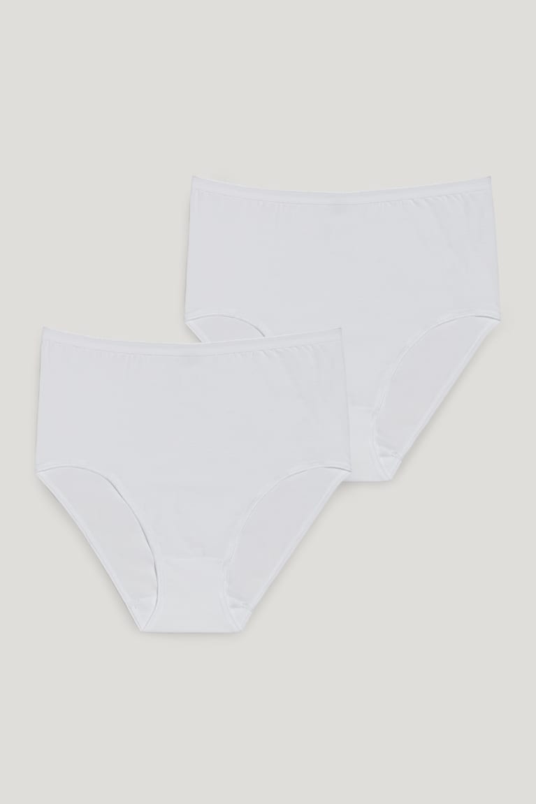 C&A Speidel Multipack Of 2 Briefs Organic Cotone Bianche | 3897-RVNPH