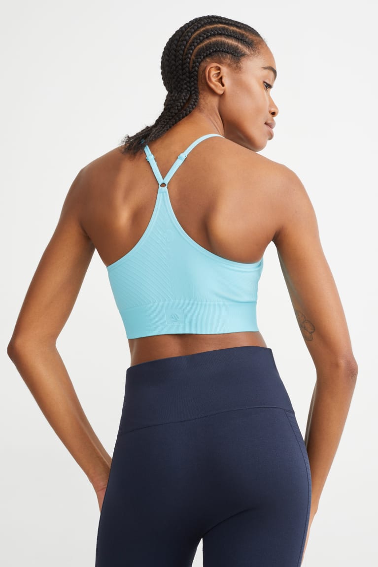 C&A Sports Bra Recycled Verde Acqua Chiaro | 0286-UYWHP