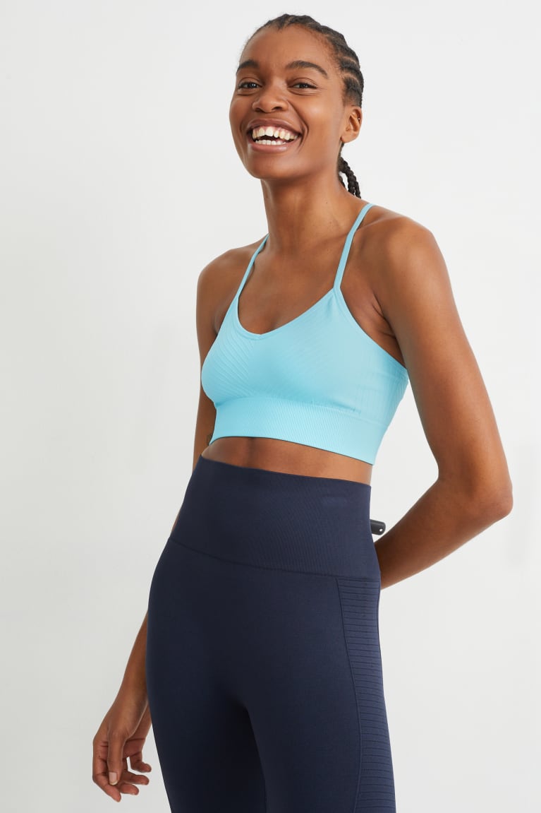 C&A Sports Bra Recycled Verde Acqua Chiaro | 0286-UYWHP