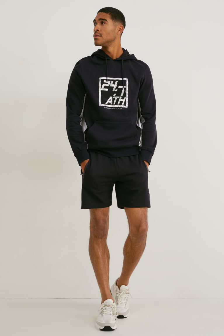 C&A Sweat Nere | 2471-AMNSH