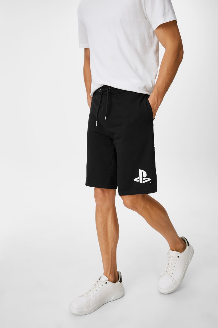 C&A Sweat Organic Cotone Playstation Nere | 2304-XAQTY