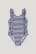 C&A Swimsuit Lycra® Xtra Life™ A Strisce Blu Bianche | 6750-PMCQE