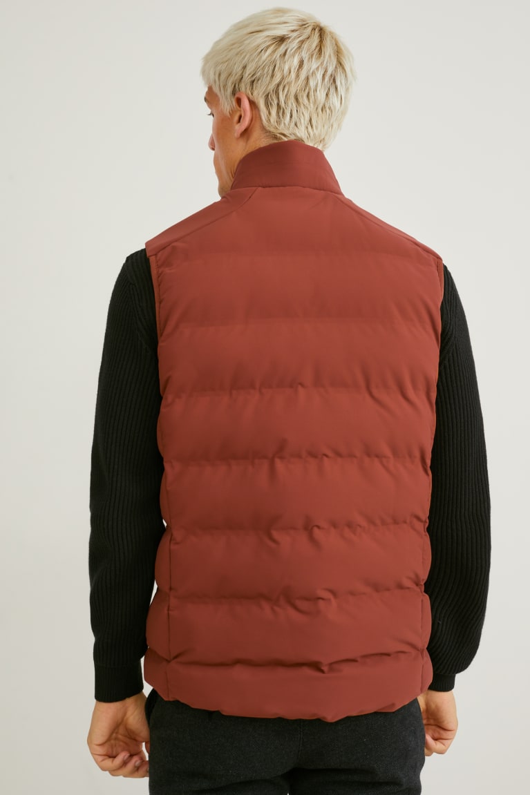 C&A Technical Gilet Recycled Marroni | 7398-QFACJ