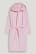 C&A Terry Bathrobe With Hood Organic Cotone A Strisce Rosa | 0831-DJYET