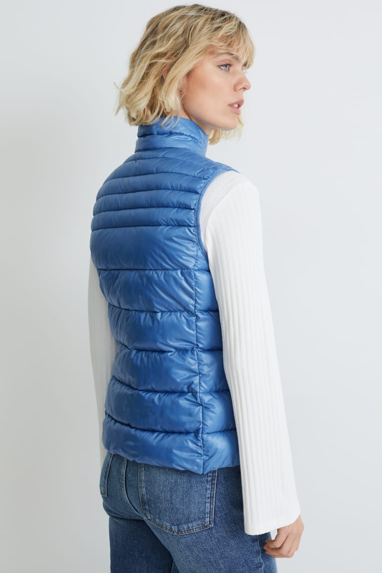 C&A Trapuntato Gilet Blu | 0237-RQFCY