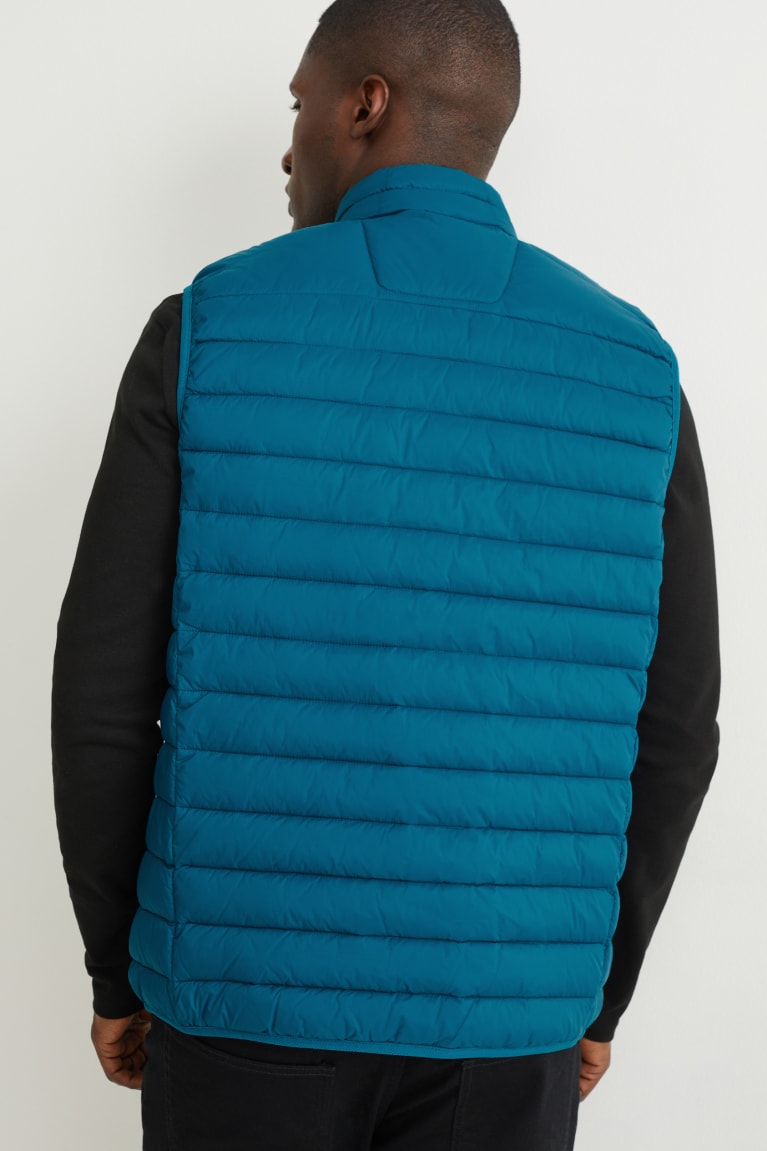 C&A Trapuntato Gilet Recycled Blu | 8372-TBQKD