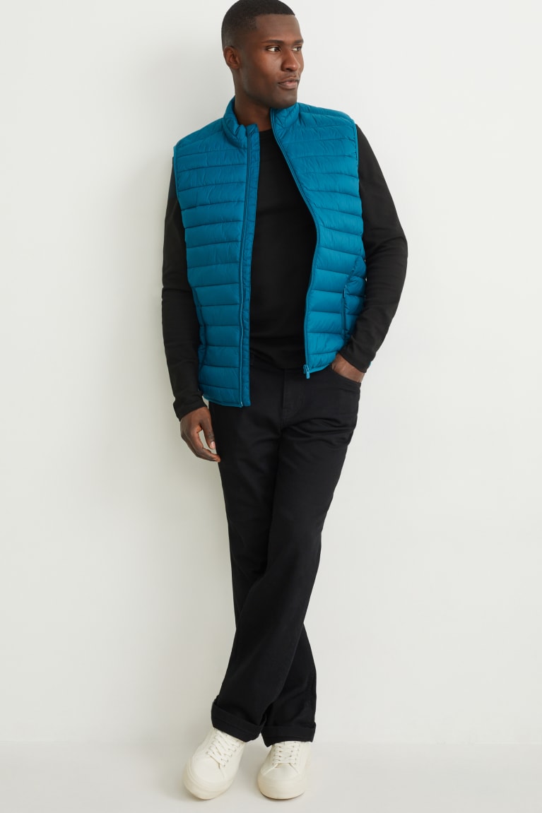 C&A Trapuntato Gilet Recycled Blu | 8372-TBQKD