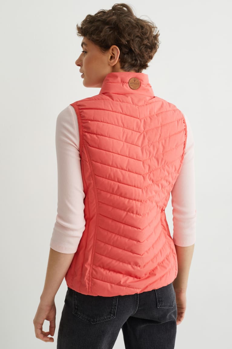 C&A Trapuntato Gilet Rosa | 5183-XDLGC