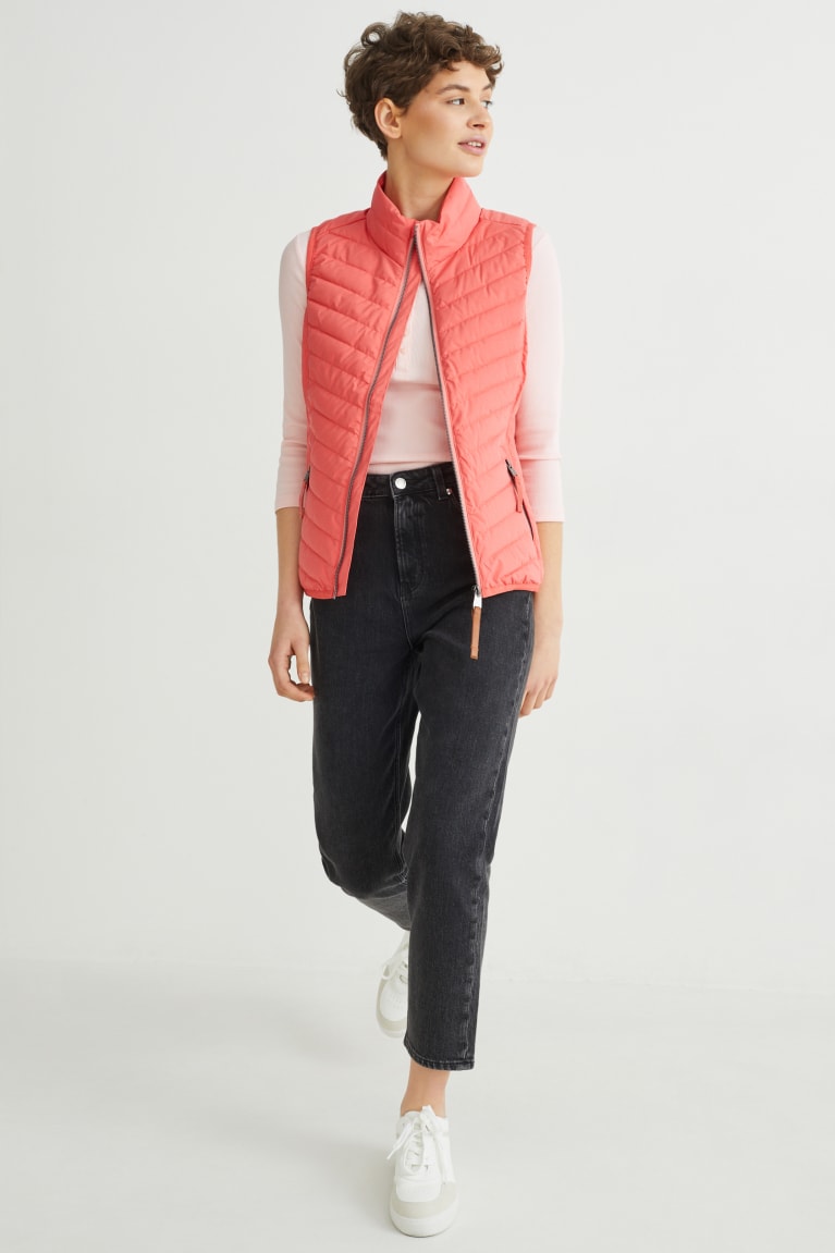 C&A Trapuntato Gilet Rosa | 5183-XDLGC