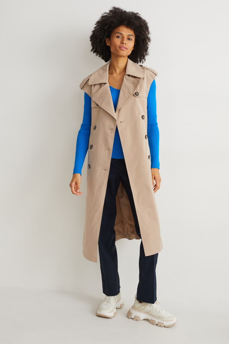 C&A Trench Beige | 8496-LRAHM