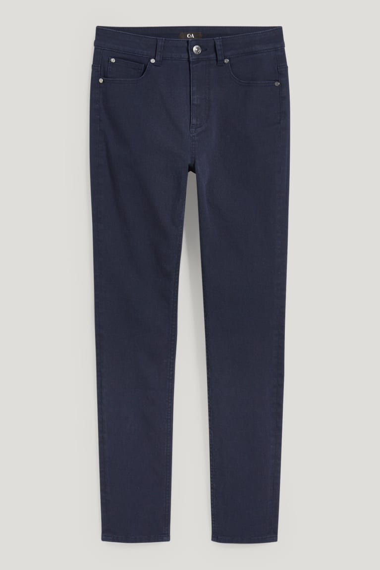 C&A Trousers Blu Scuro | 6743-WDHOX