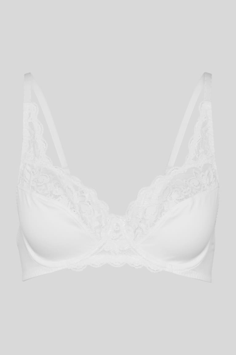 C&A Underwire Bra Full Coverage Bianche | 9237-ANJTU