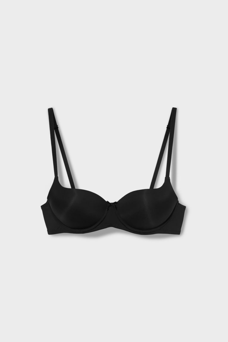 C&A Underwire Bra Full Coverage Imbottito Nere | 2169-WPCIG